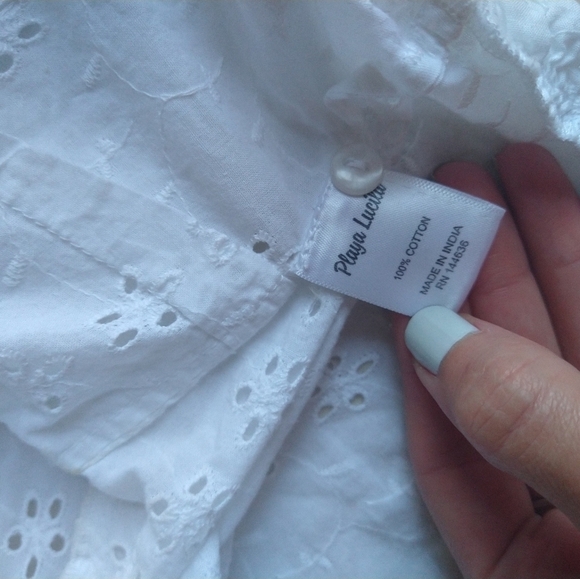 Playa Lucila Ruffle Eyelet Top - Picture 9 of 11